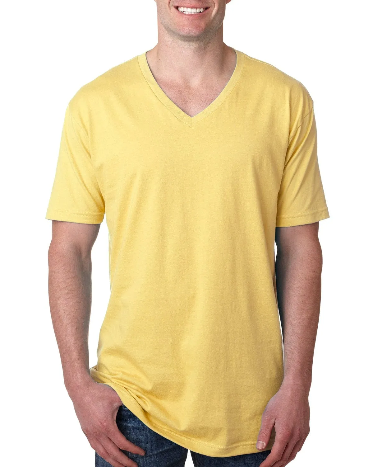 Next Level Mens Short Sleeve V-Neck Tee