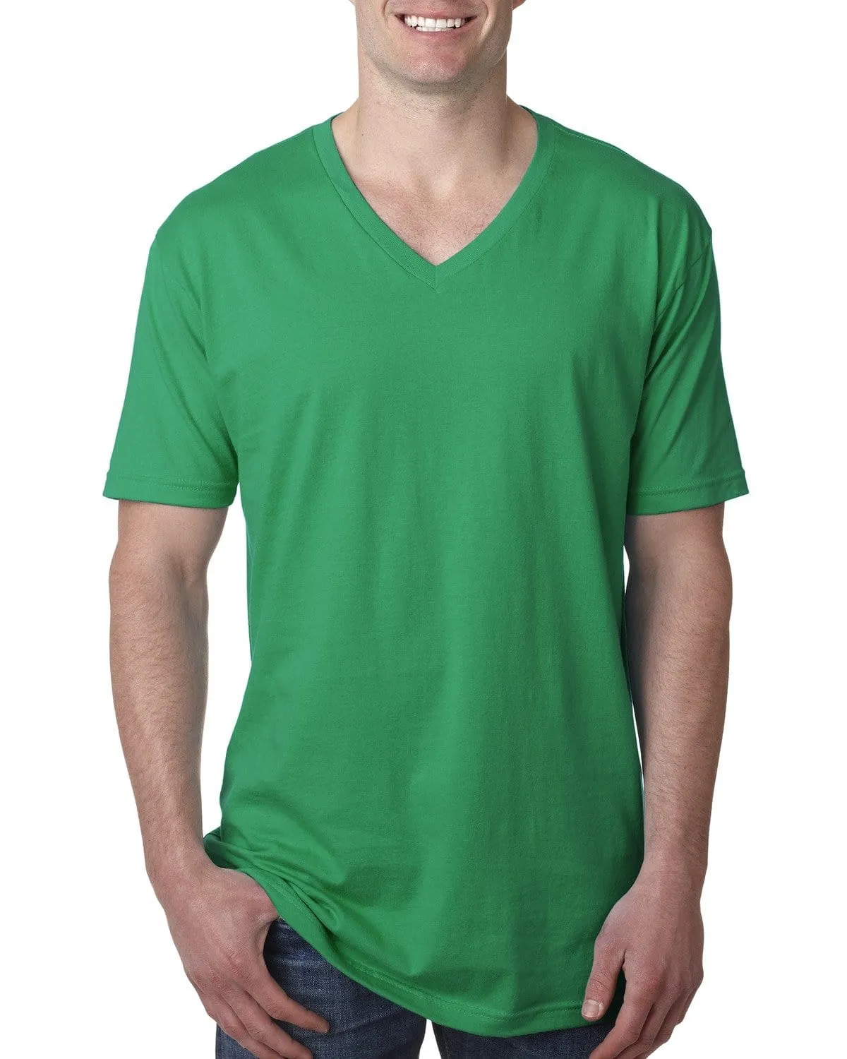 Next Level Mens Short Sleeve V-Neck Tee