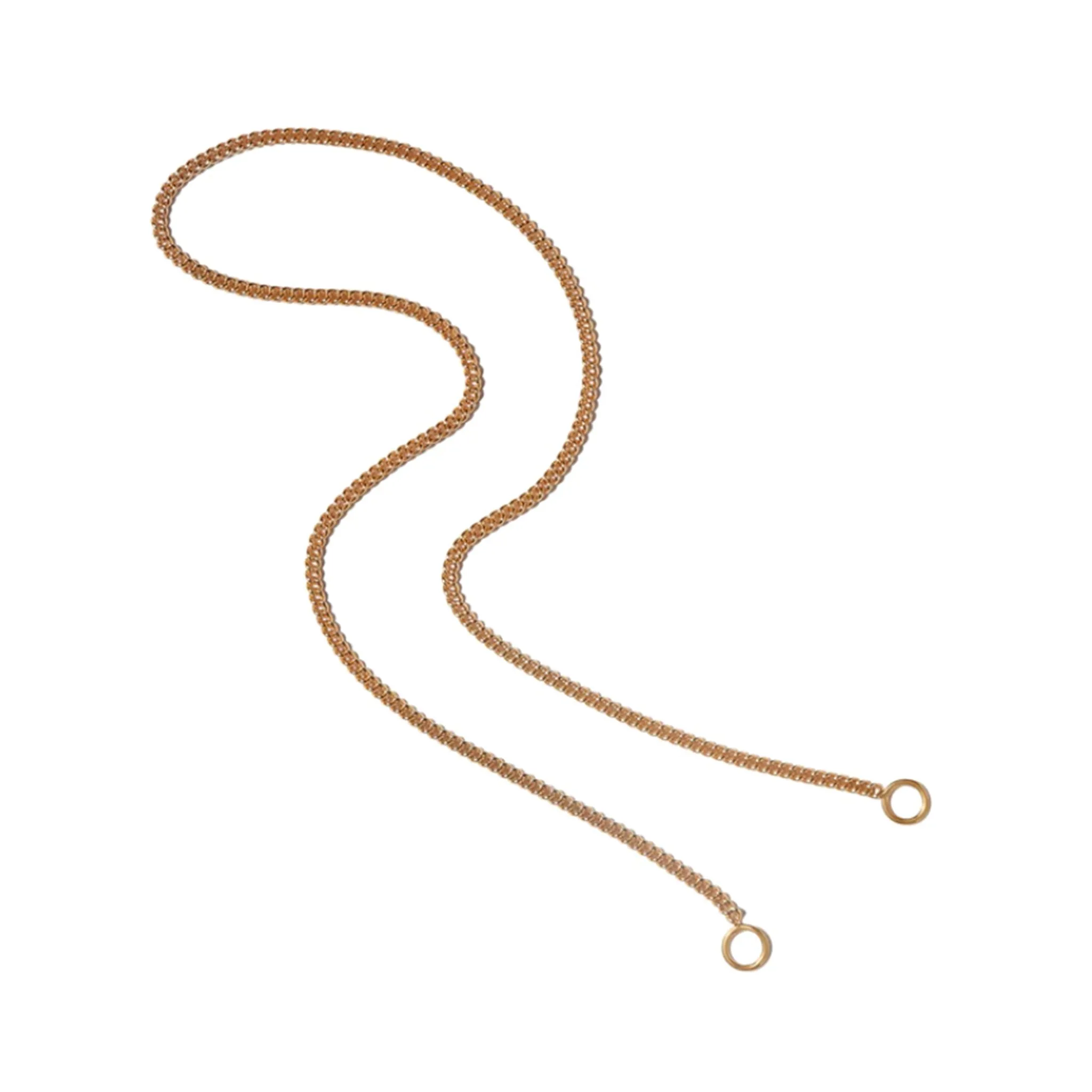 Not So Heavy Curb Chain in Yellow Gold