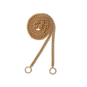 Not So Heavy Curb Chain in Yellow Gold