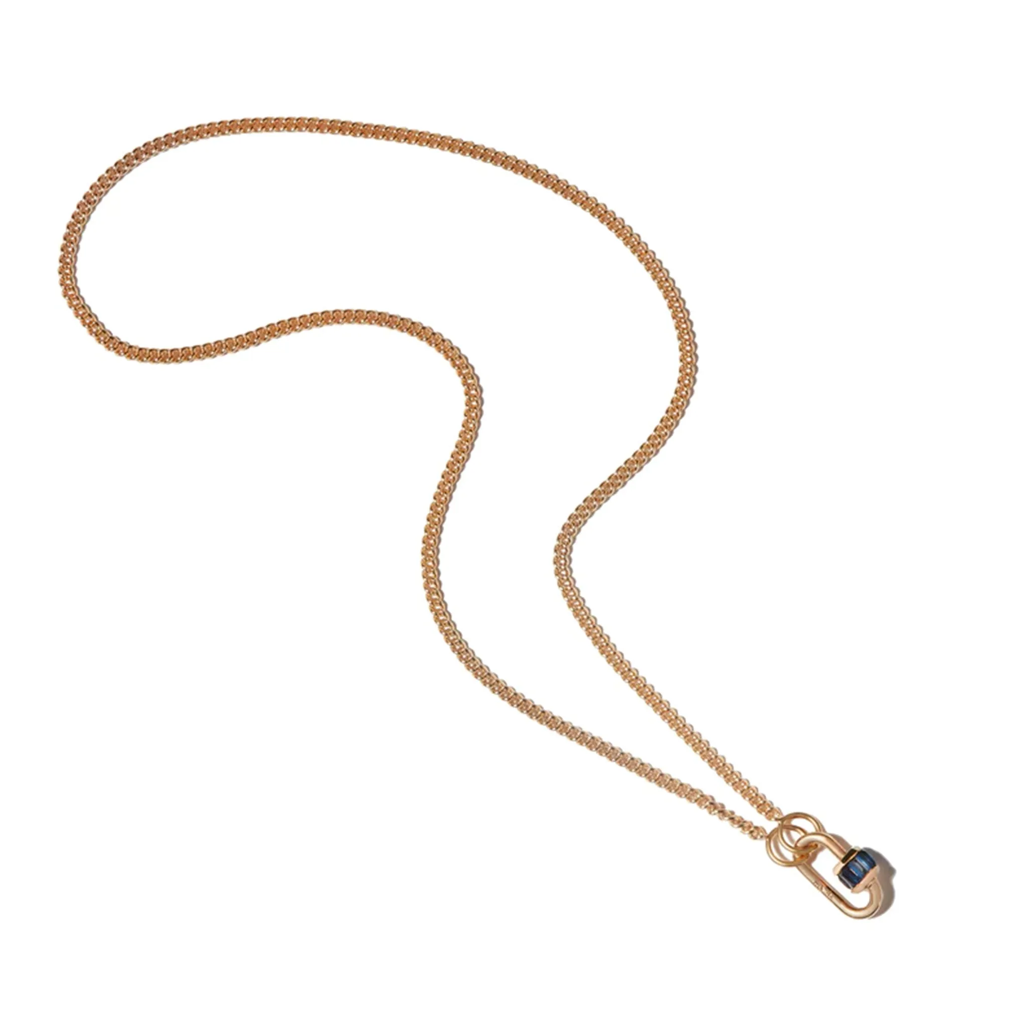 Not So Heavy Curb Chain in Yellow Gold
