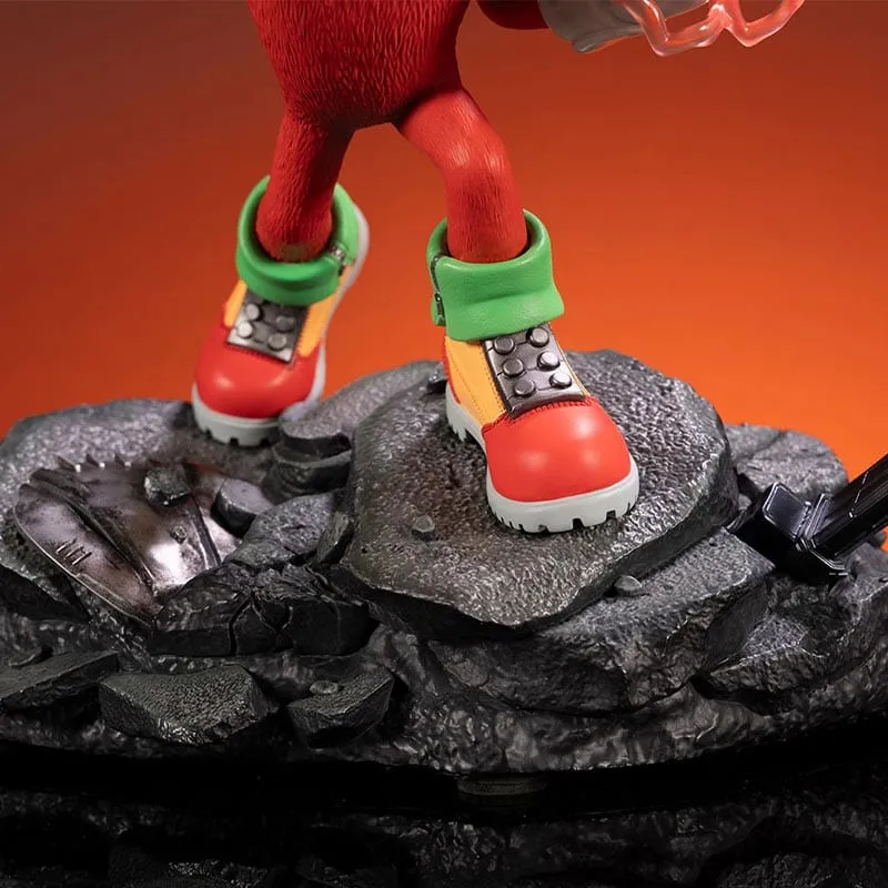 Official First4Figures Sonic the Hedgehog 2 Knuckles Standoff Statue (Exclusive Edition)