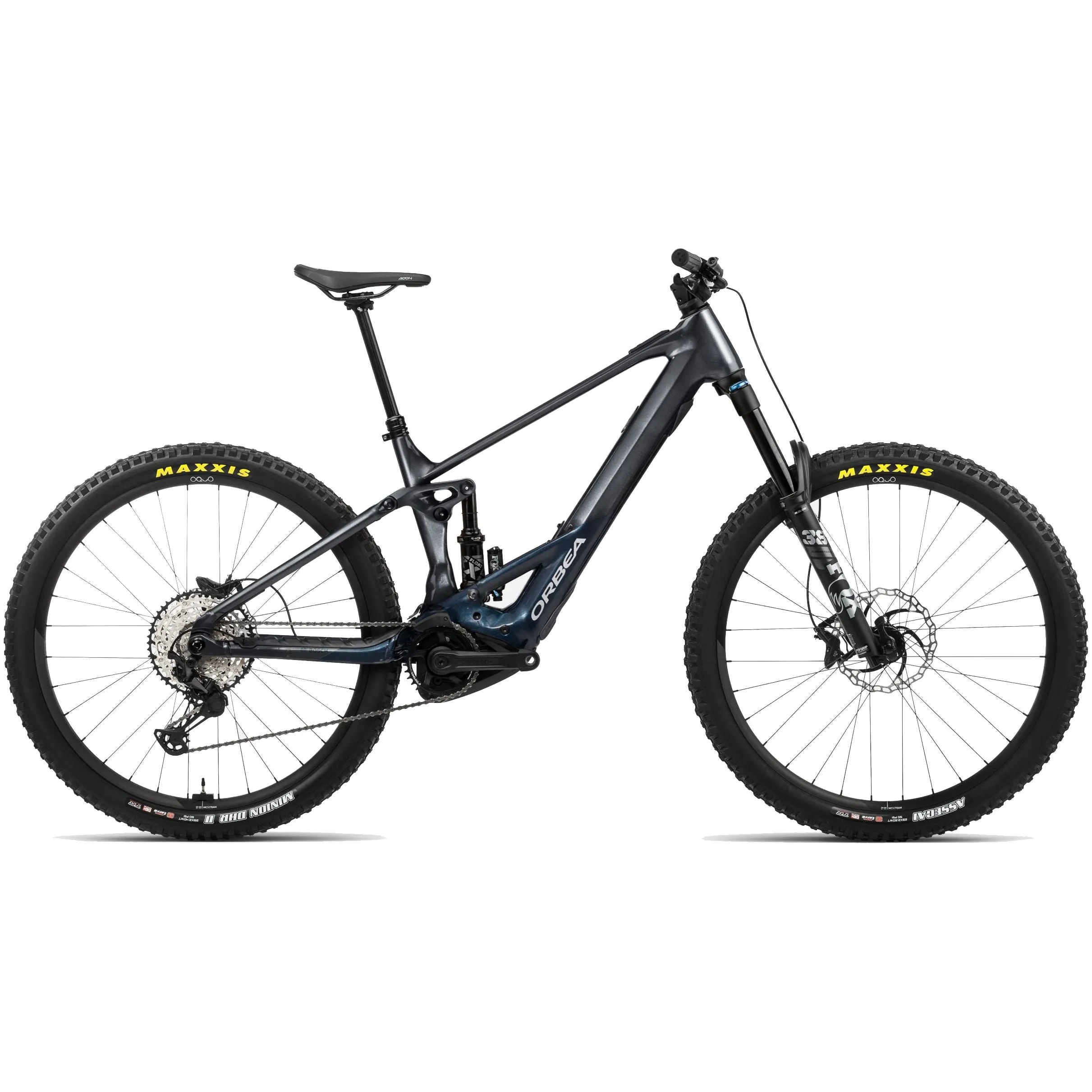 Orbea Wild H10 Electric Mountain Bike 2024 - Basalt Grey & Teal