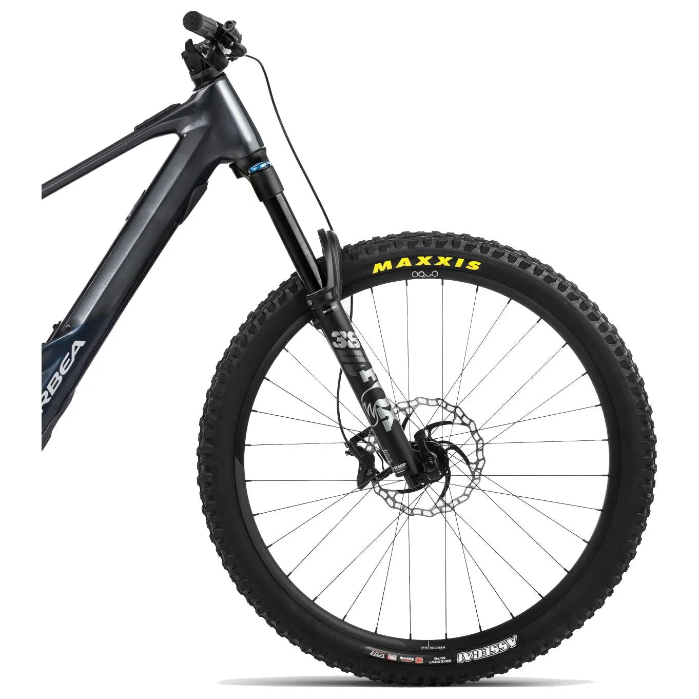 Orbea Wild H10 Electric Mountain Bike 2024 - Basalt Grey & Teal