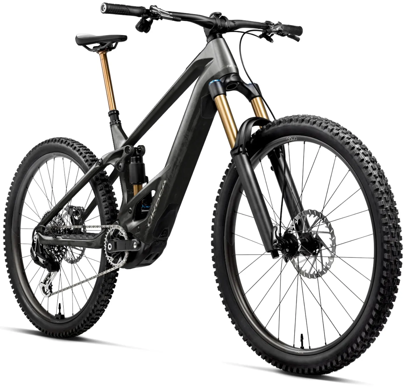 Orbea Wild M30 Electric Mountain Bike 2023 - Matt Carbon Raw