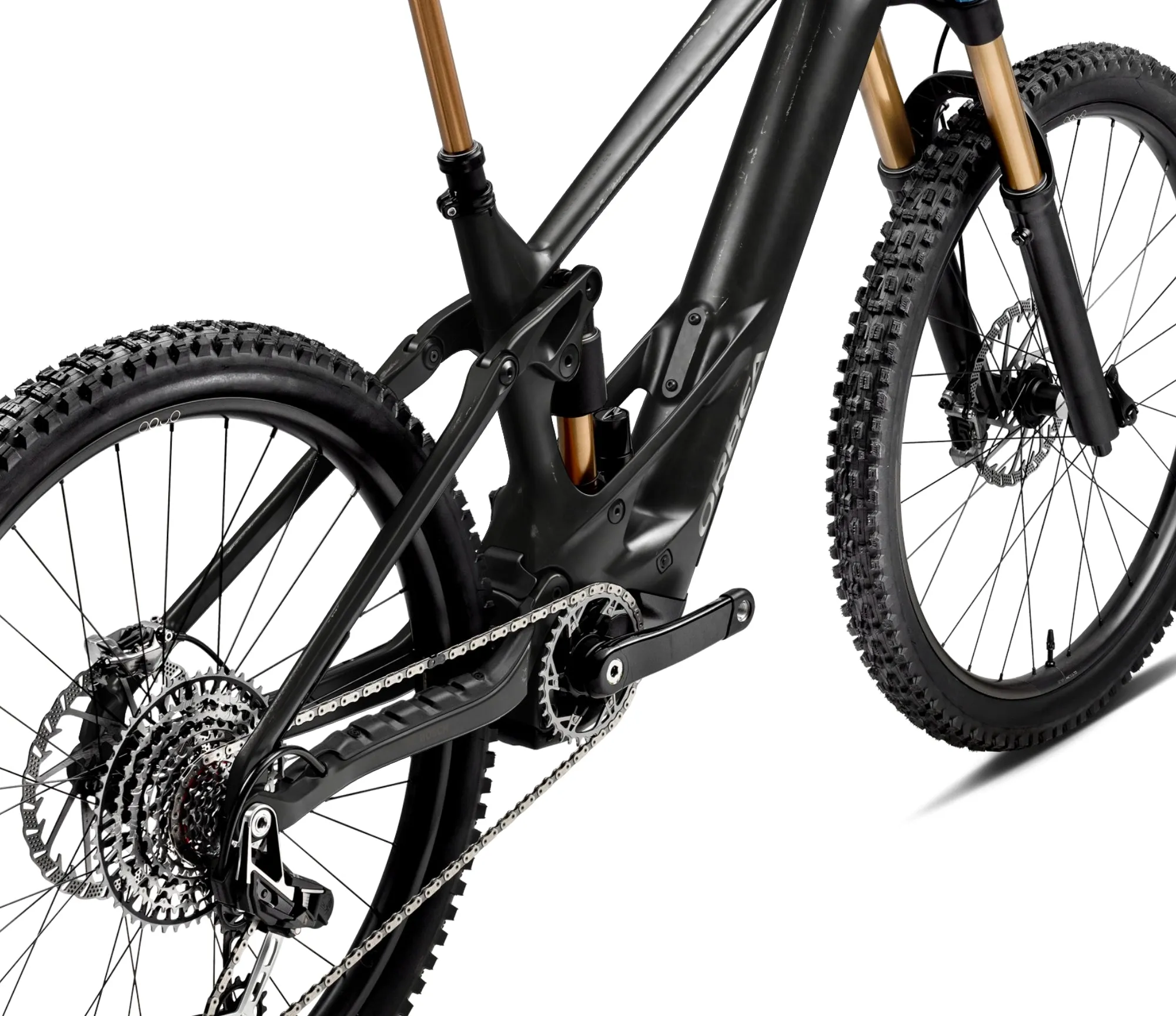 Orbea Wild M30 Electric Mountain Bike 2023 - Matt Carbon Raw