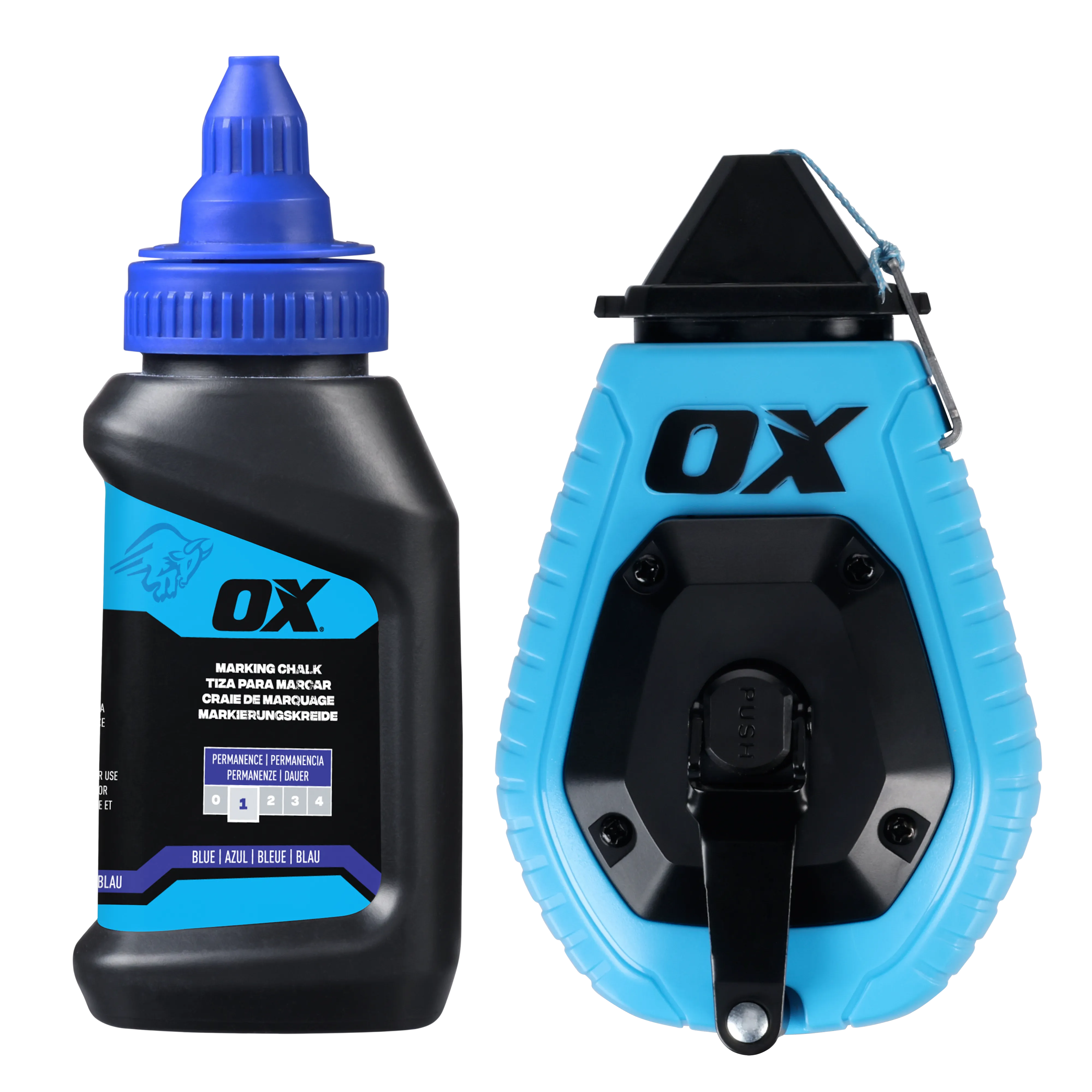 OX Trade 30m/100' ABS Chalk Reel Value Pack