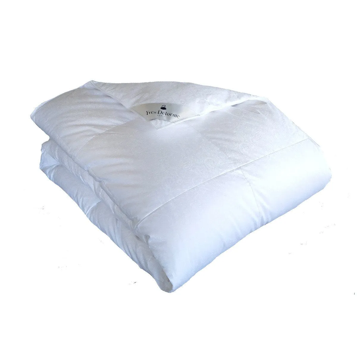 PAISLEY COMFORTER - WHITE GOOSE DOWN (HEAVY)