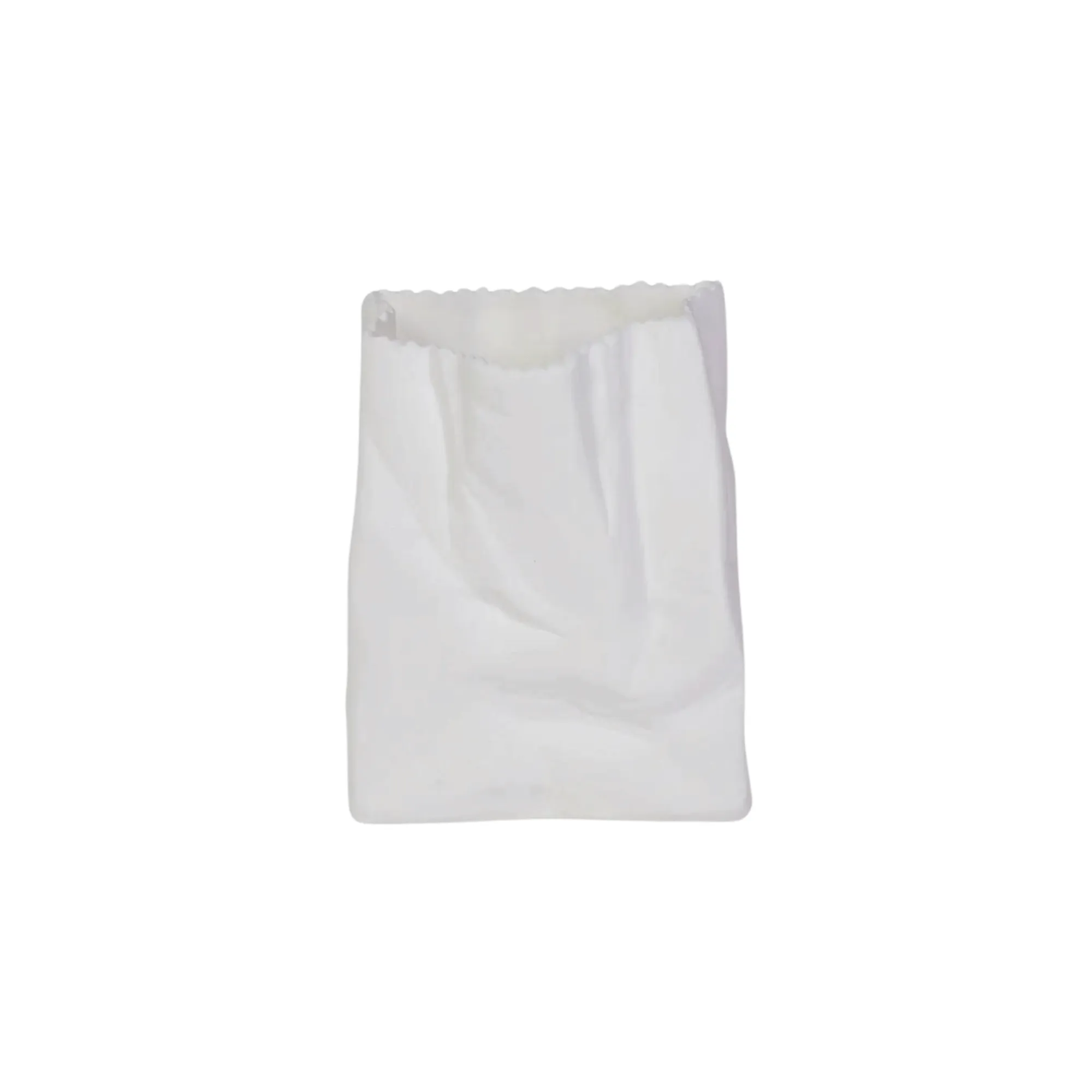 Paper Bag Vase - White - Large