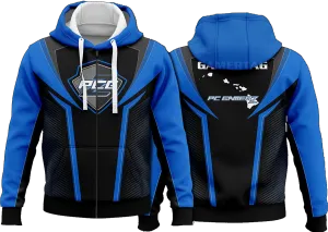 PCGz Blue Zip Up Hoodie