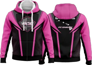 PCGz Pink Zip Up Hoodie