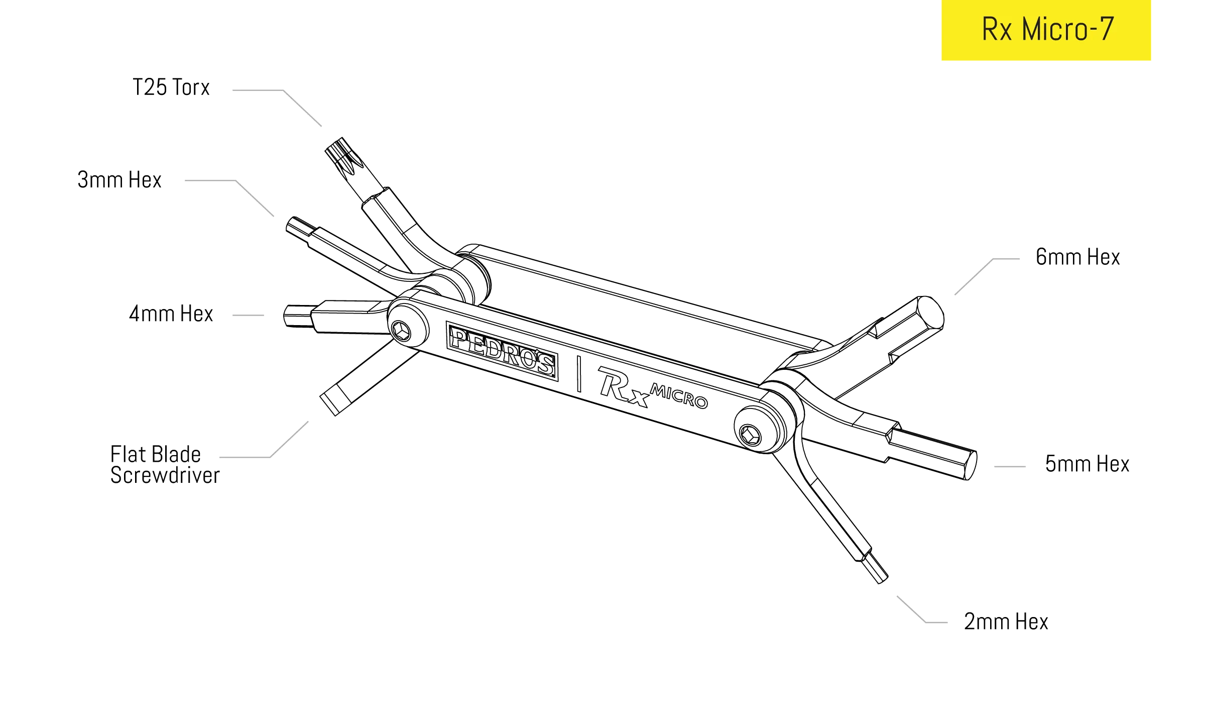Pedro's Rx Micro-7 Multitool