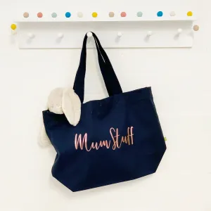 Personalised Mum Stuff Organic Cotton Bag