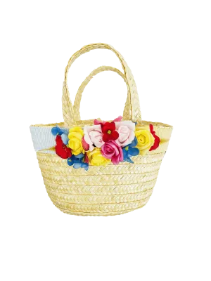 PICCOLA SPERANZA - Flower Basket Bag- Multi