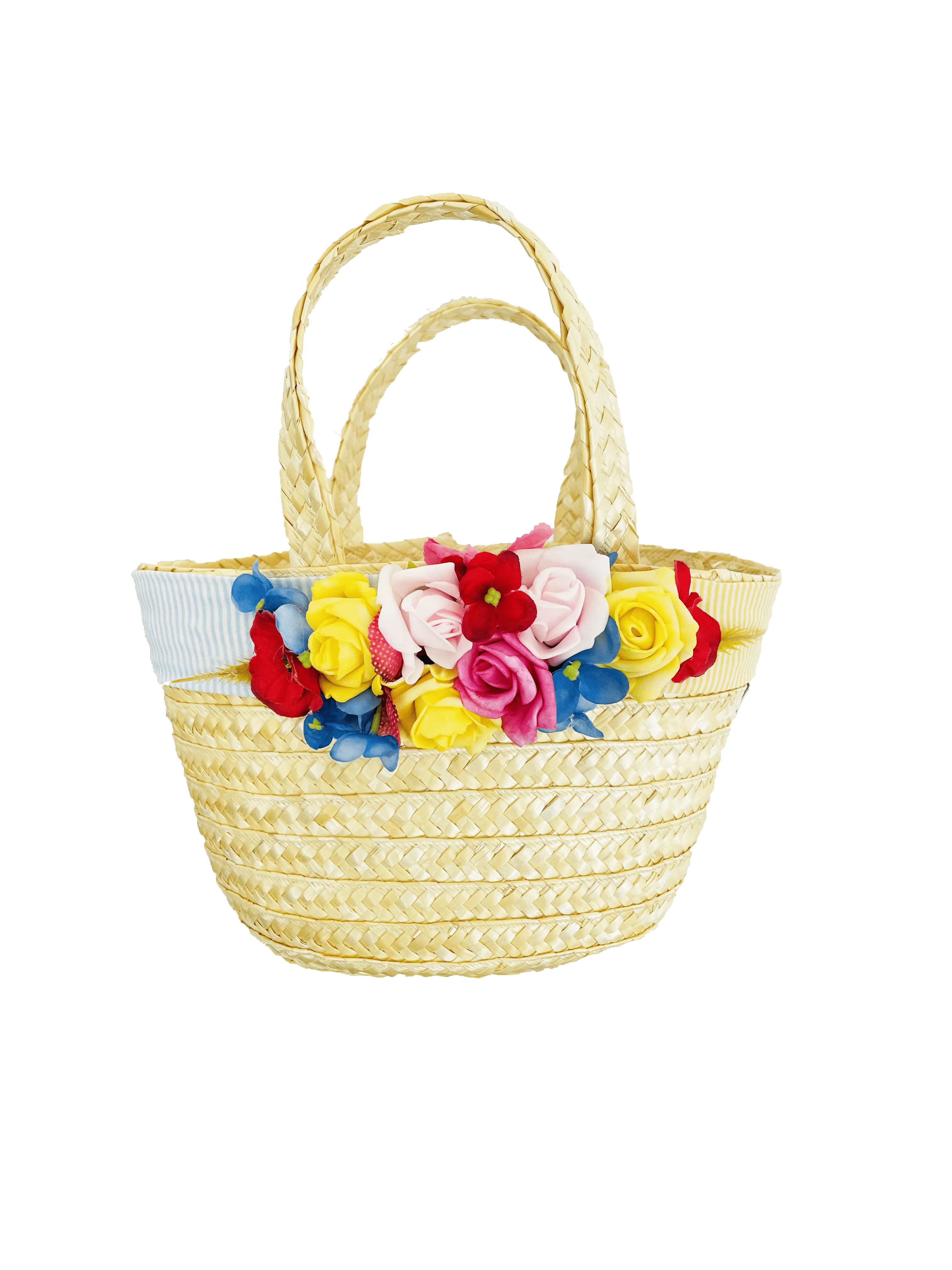PICCOLA SPERANZA - Flower Basket Bag- Multi