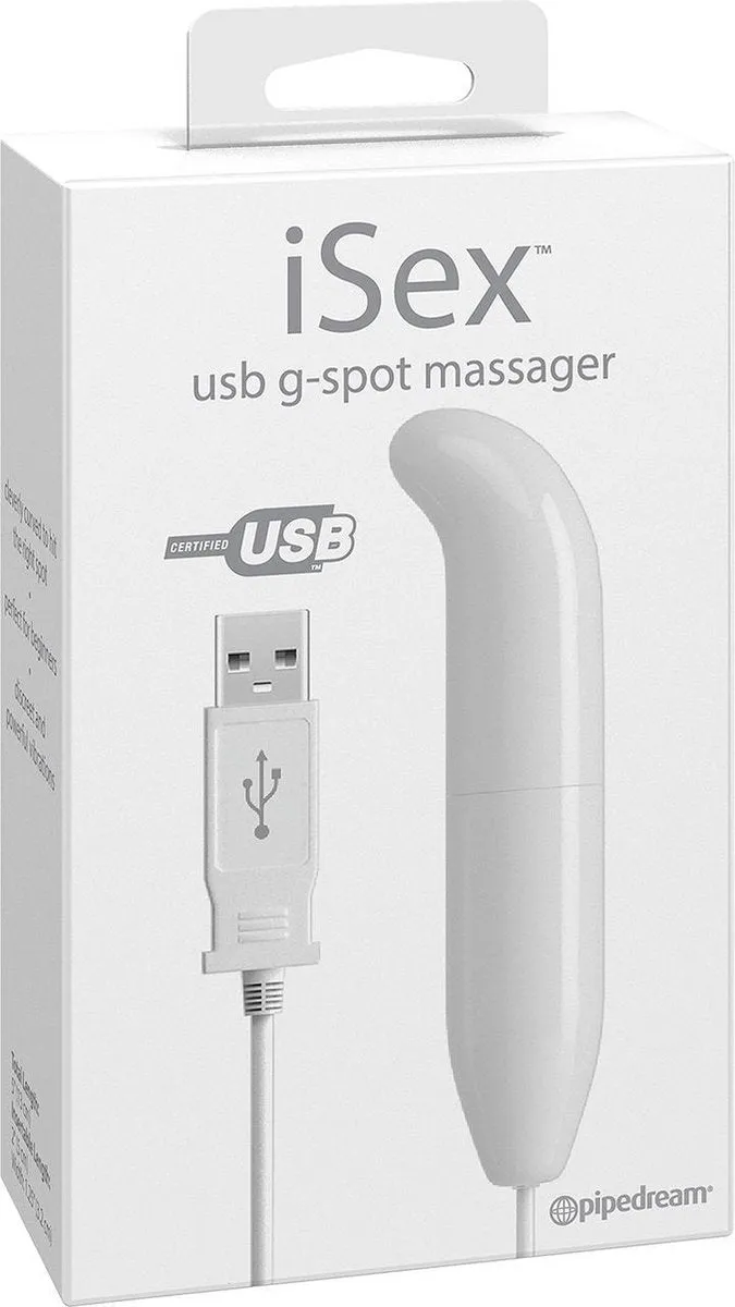Pipedream - Vibrator - G Spot Vibrator - iSex USB G-spot Massager
