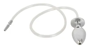 Piss to Ass Plug - Stainless Steel Butt Plug with Urethral Connection