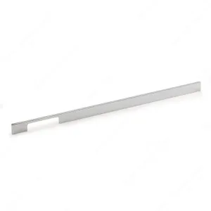 Poignée moderne en aluminium - 720 - Chrome 480 mm