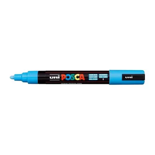 Posca PC - 5M Medium Bullet Tip - Wallet of 8 Standard Colours