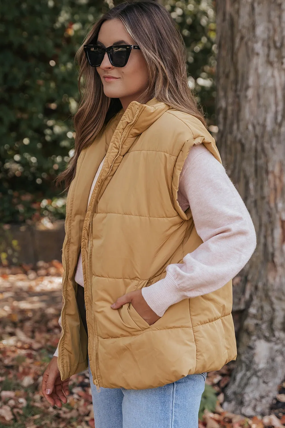 Preorder Pocketed Zip Up Vest