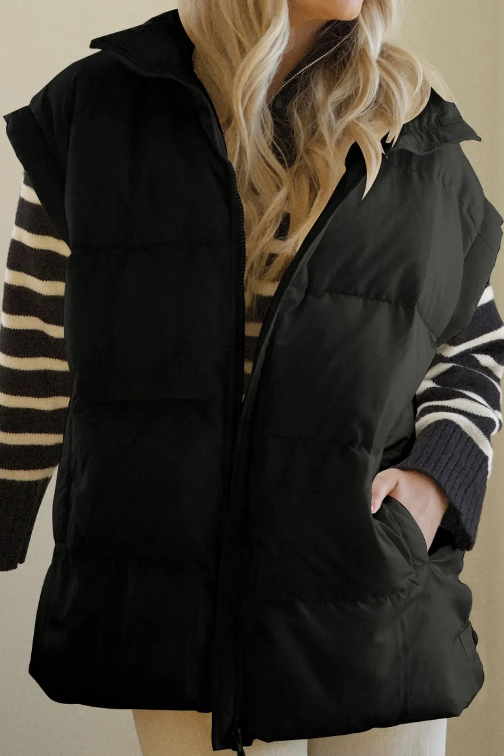 Preorder Pocketed Zip Up Vest