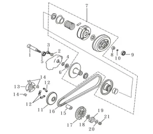 QZR80 M9 CLUTCH