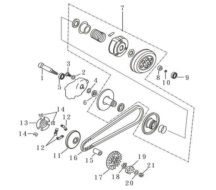 QZR80 M9 CLUTCH