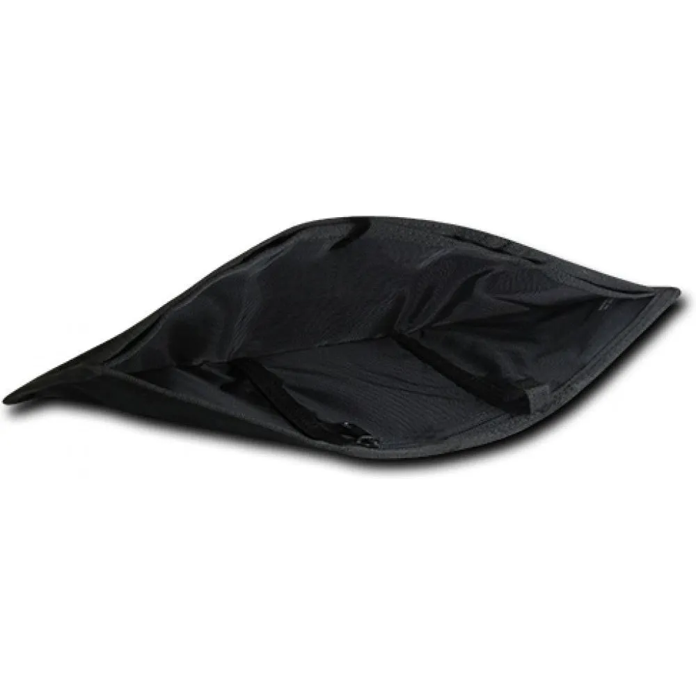 RapDom Tactical Black Rugged Tri-Fold Wallet