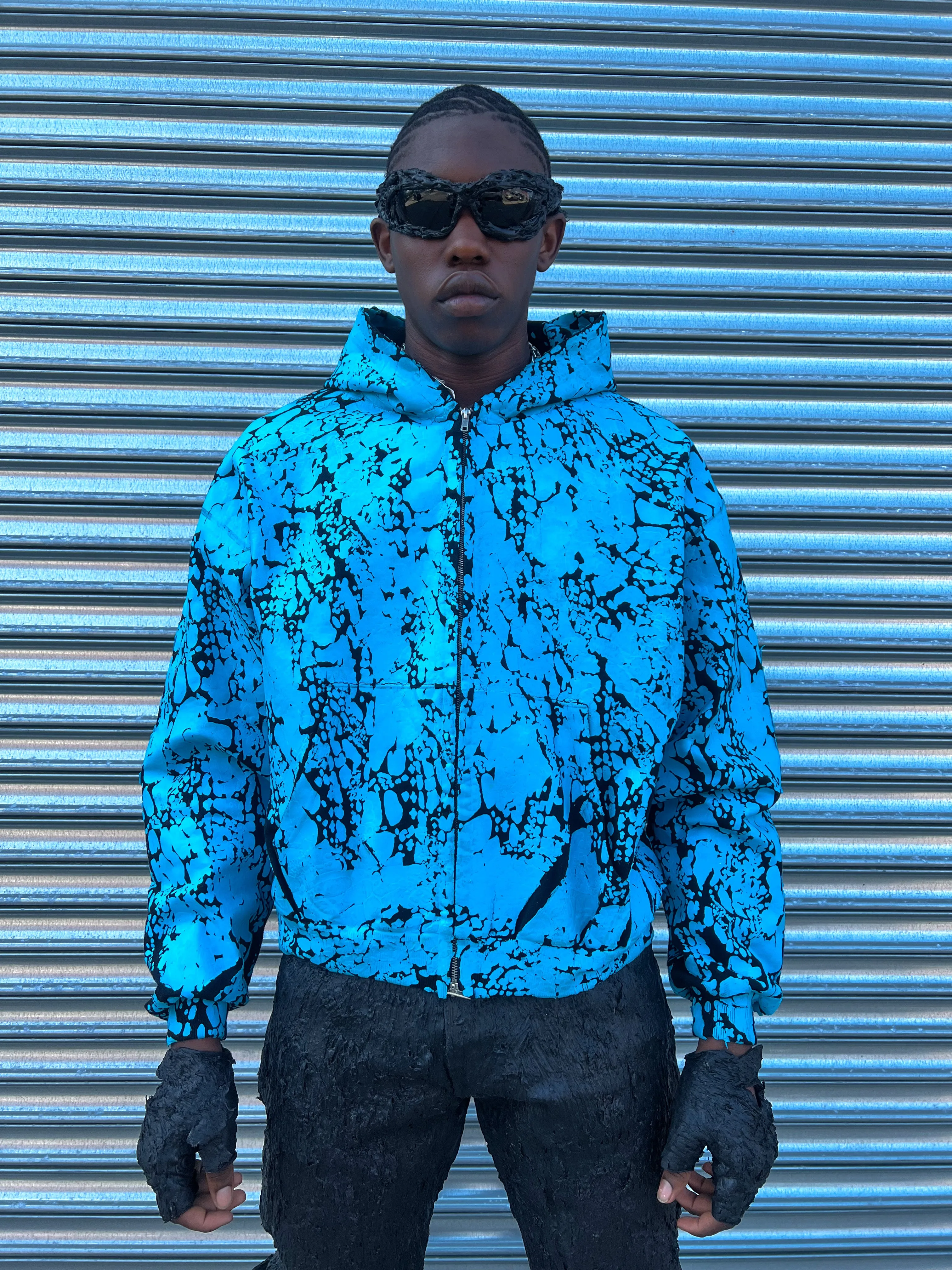 RELLIK Hoodie ( Light blue )