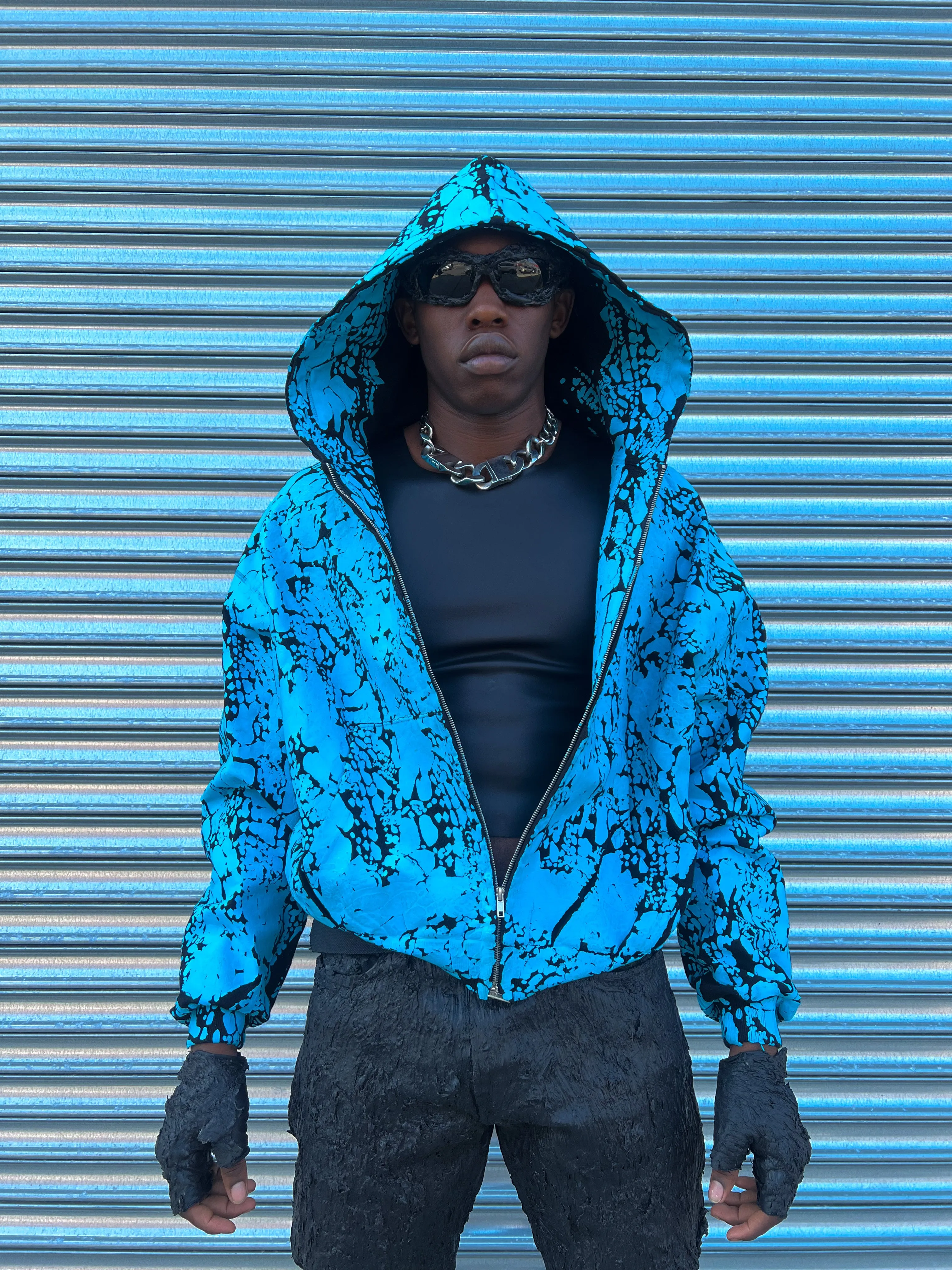 RELLIK Hoodie ( Light blue )