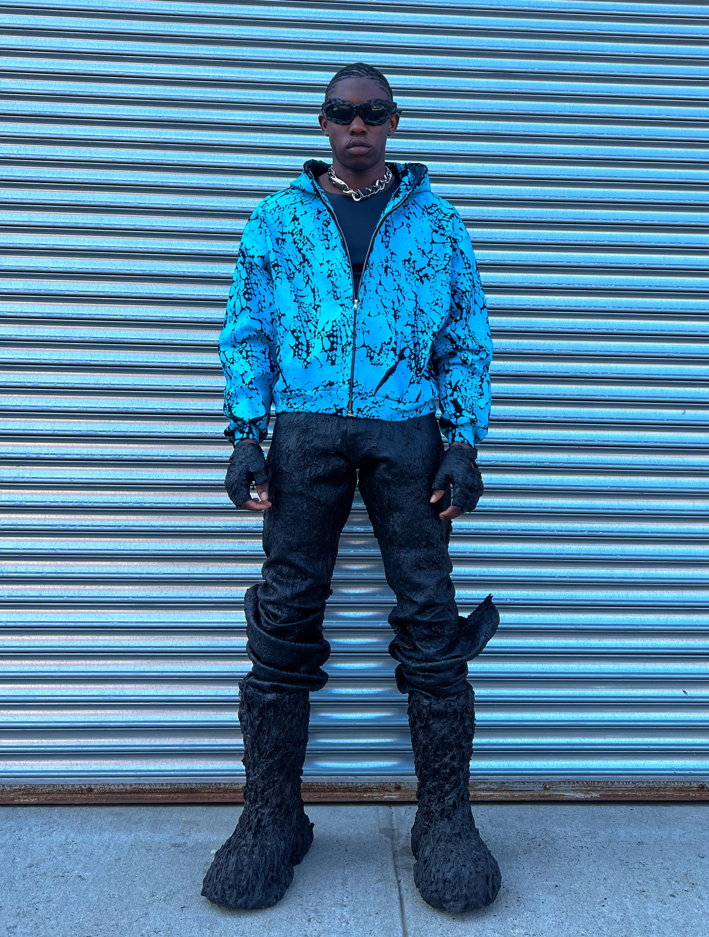RELLIK Hoodie ( Light blue )