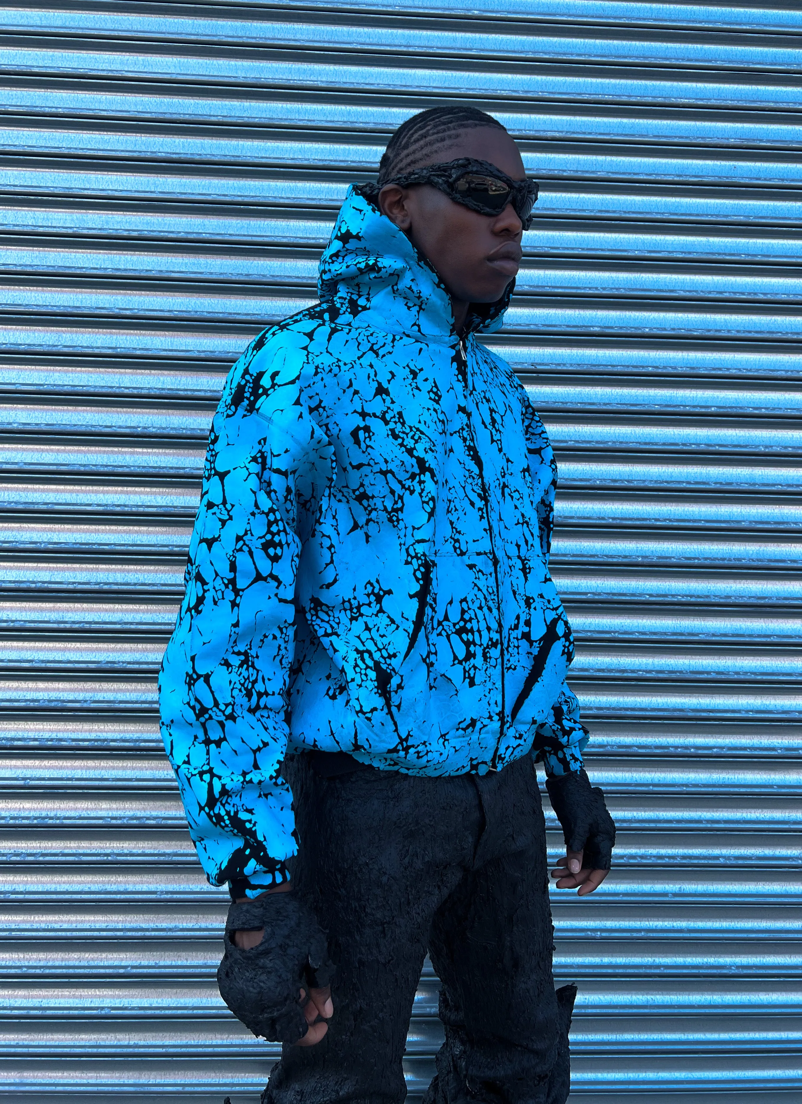 RELLIK Hoodie ( Light blue )