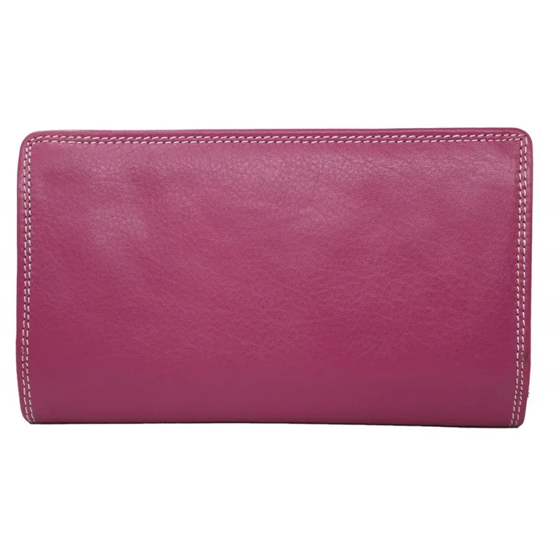 Riccardo Ferrici Leather Wallet ~ Pink