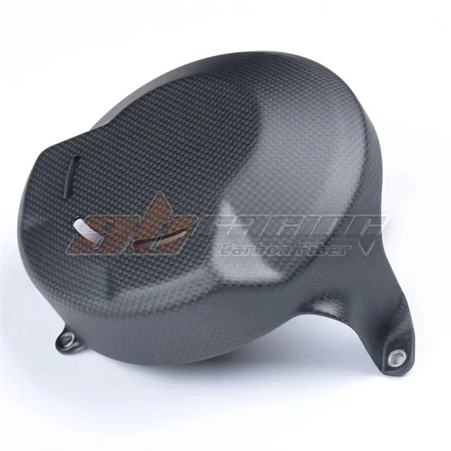 Right Side Clutch Case Cover Fairing Cowl For Ducati Streetfighter V4 Full Carbon Fiber 100%