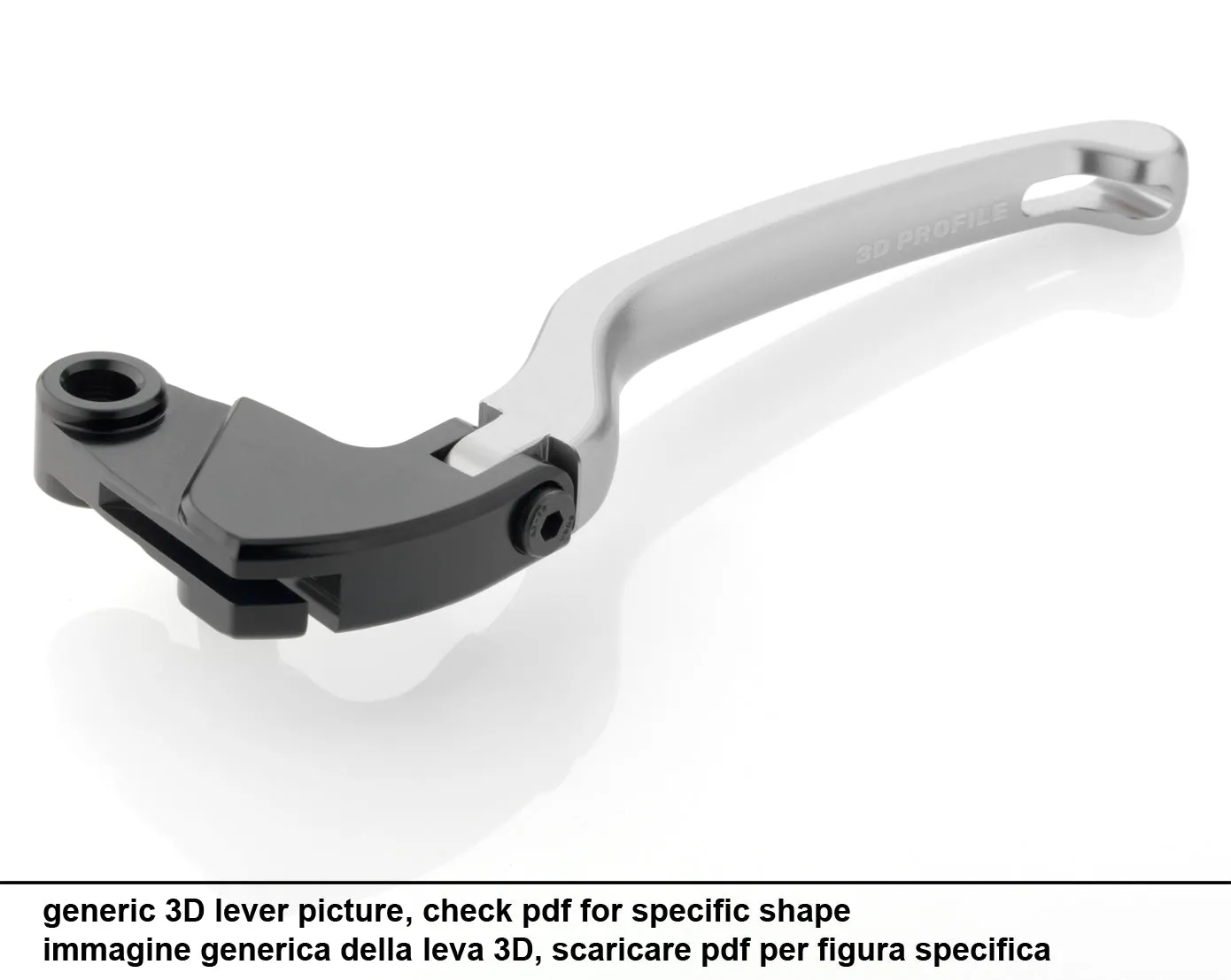 RIZOMA LCJ601A CLUTCH LEVEL 3D kuplungkar
