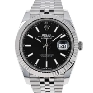 Rolex Datejust 41 mm 126334 Black NEW 2024 Jubilee