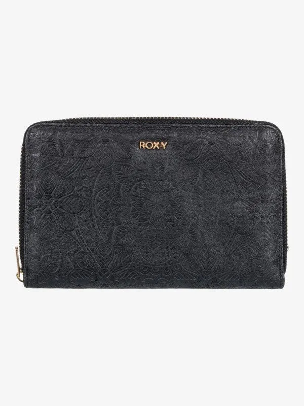 Roxy Womens Back In Brooklyn Wallet - Anthracite