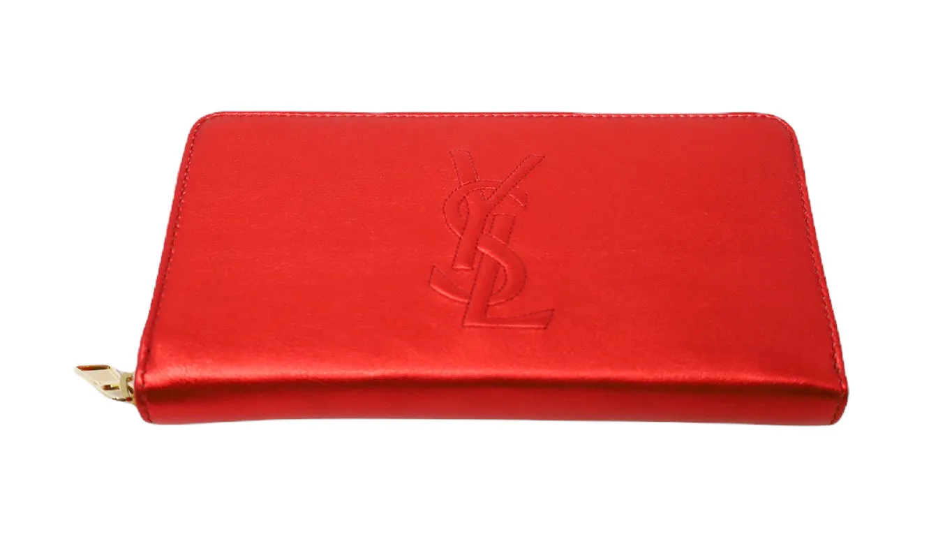 Saint Laurent Monogram Zip Wallet