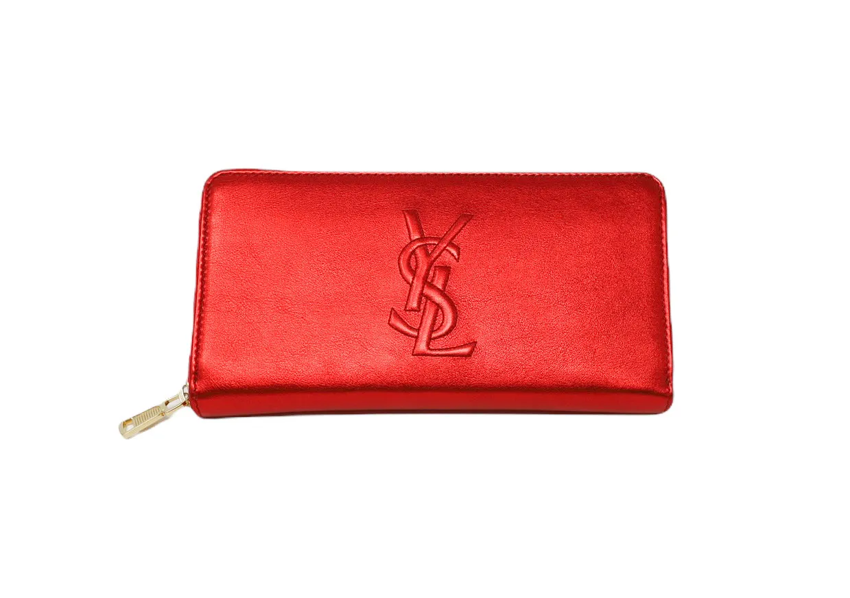 Saint Laurent Monogram Zip Wallet