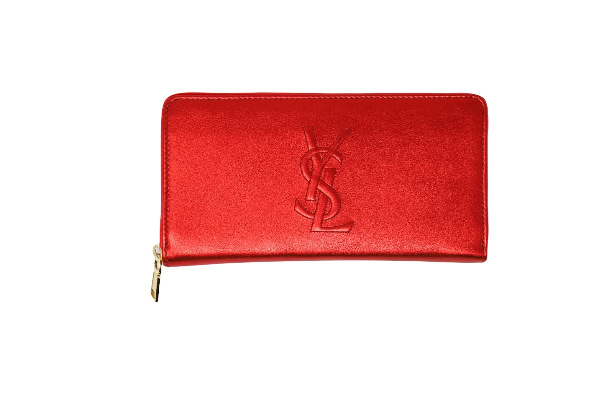 Saint Laurent Monogram Zip Wallet