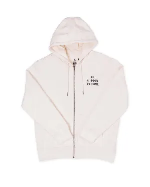 Saint Script Zip Up - Cream
