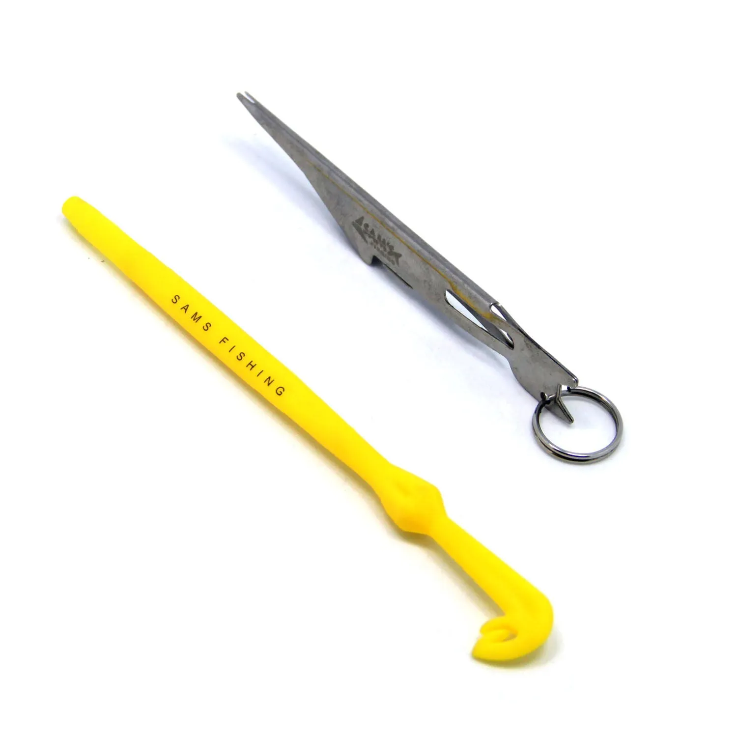 SAMSFX Fly Fishing Knot Tying Tool, Loop Tyer and Retractors Combo