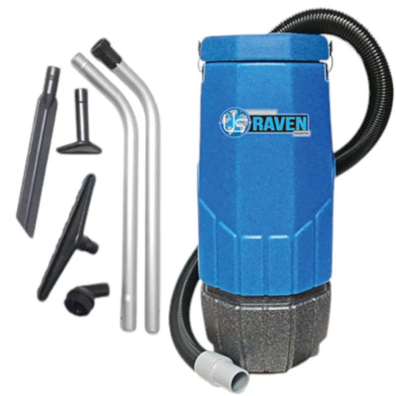 Sandia Aviation Raven 10-Quart Backpack Vacuum With 5 Pc. Standard Tool Kit - 20-5001
