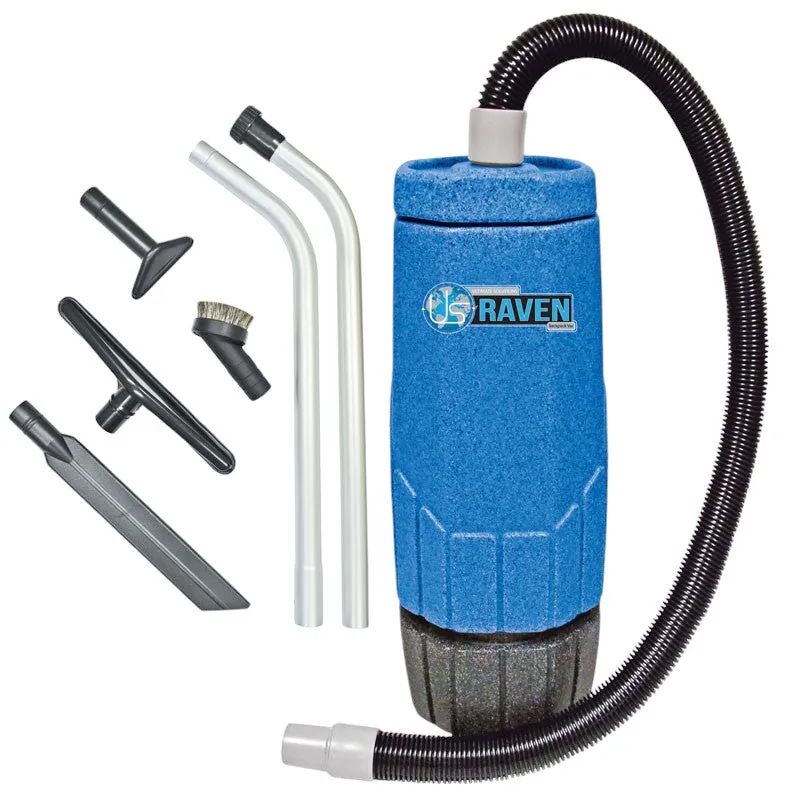 Sandia Super Raven 6-Quart Backpack Vacuum With 5 Pc. Standard Tool Kit - 70-2001