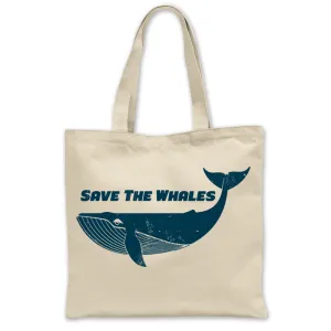 Save The Whales Tote Bag