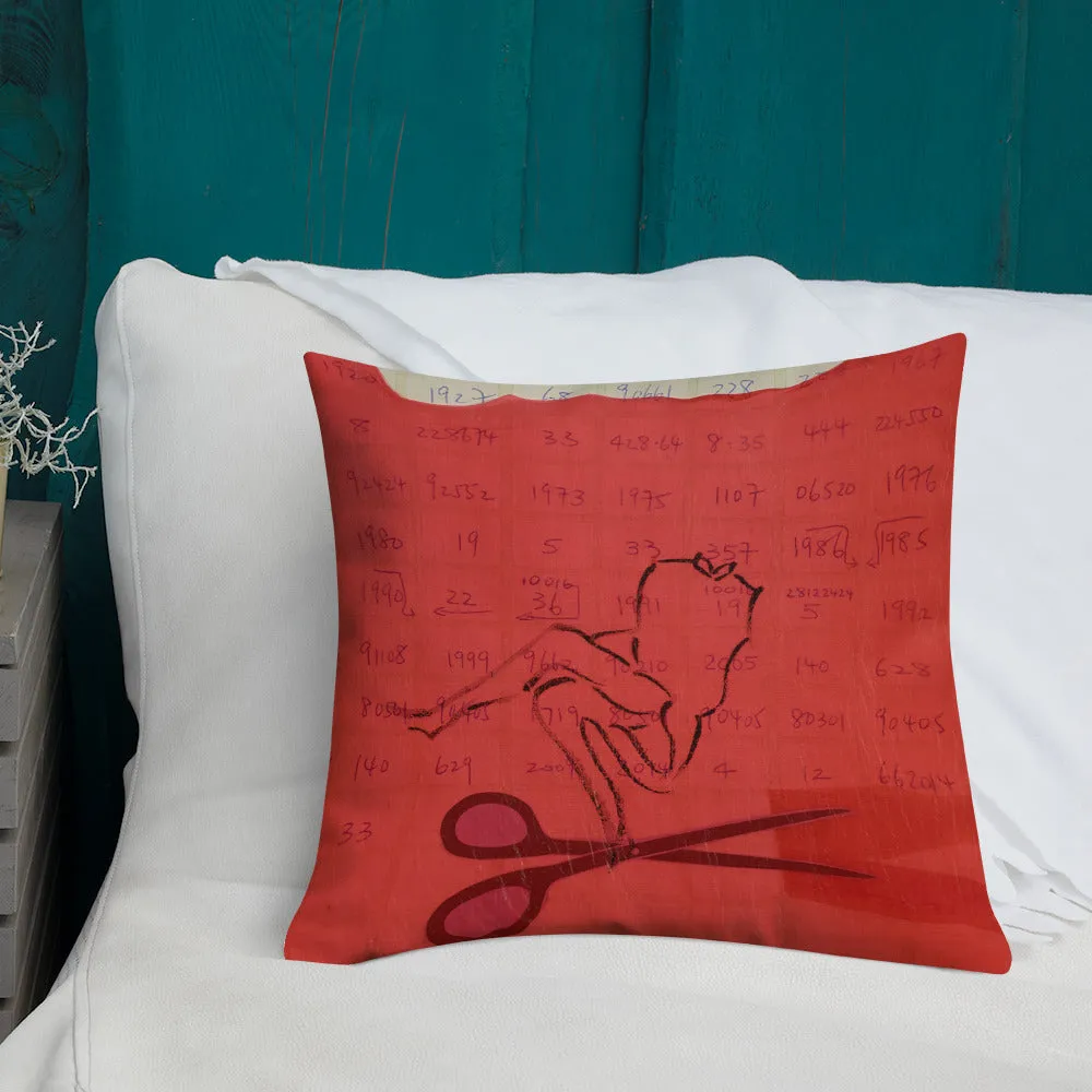 Scissors - Premium Pillow