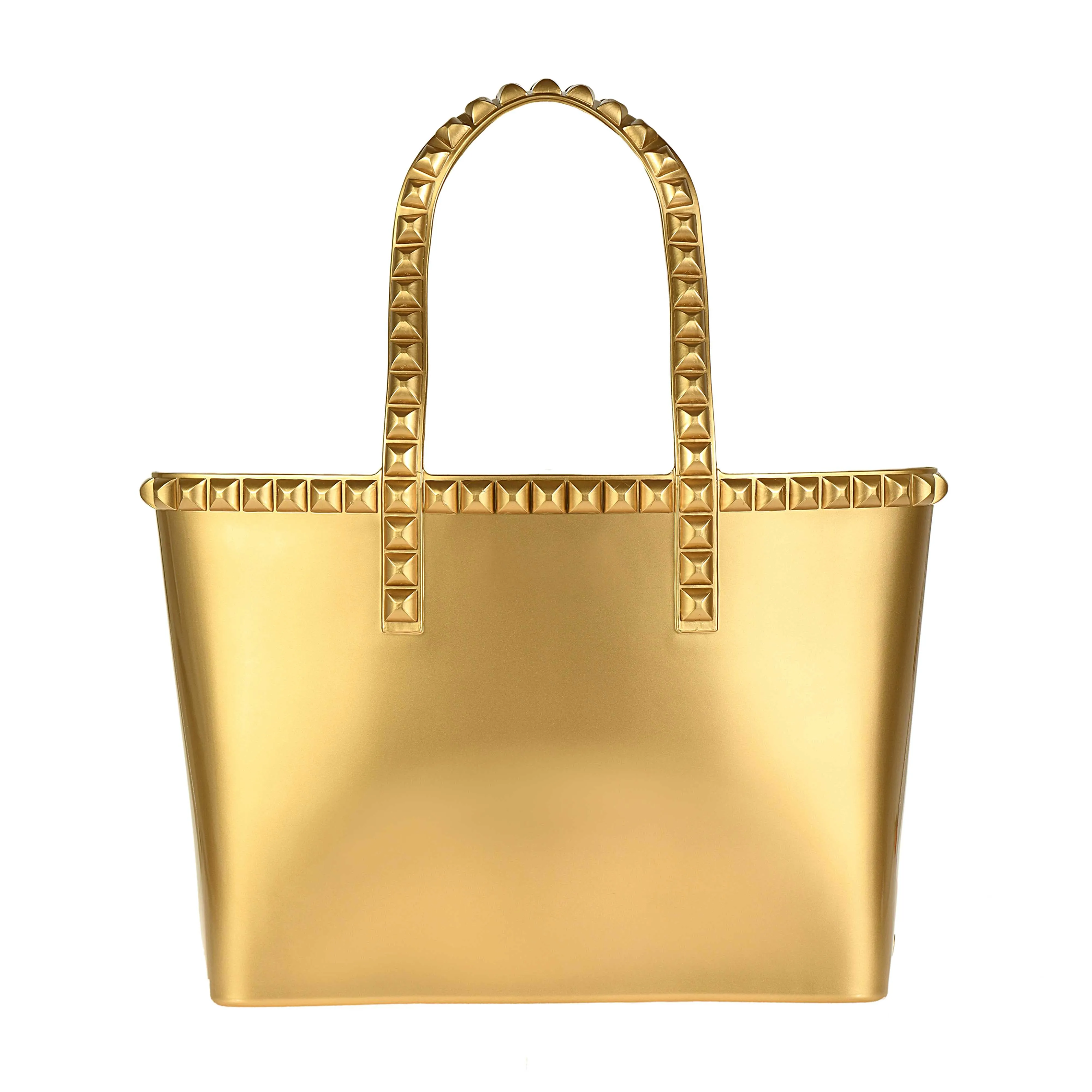 Seba Mid Tote Jumbo Studs - Metallic Jelly