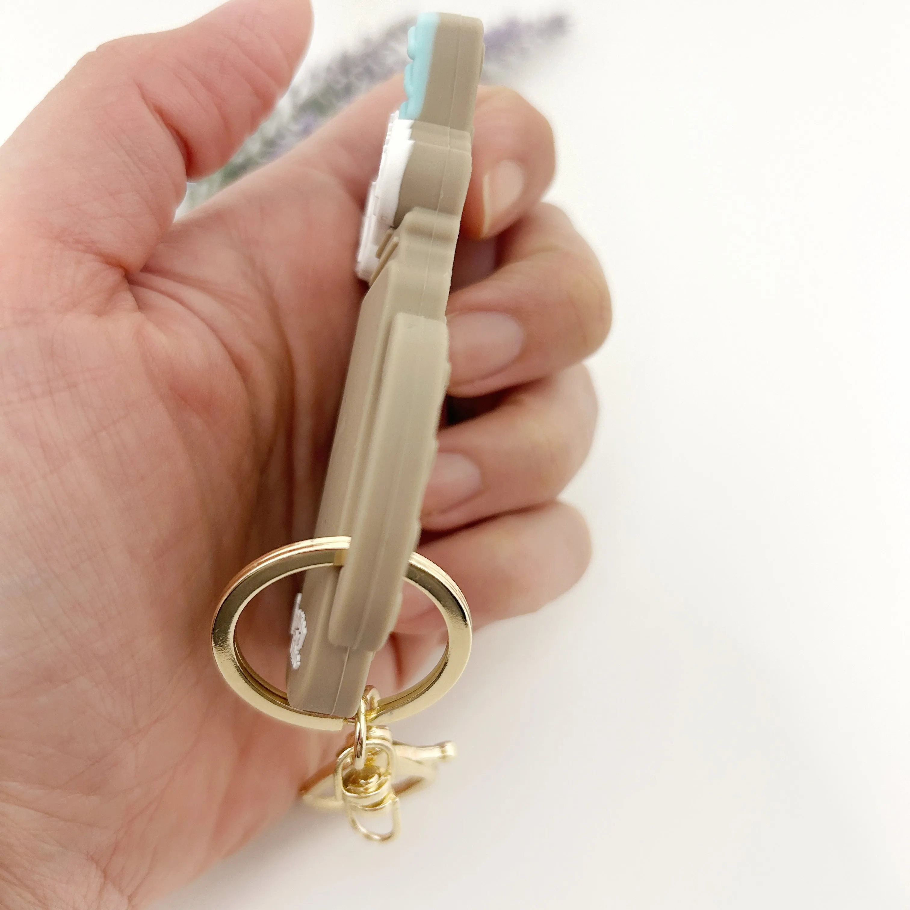 Sensory Silicone Keychain - Bag Charm