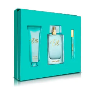 Set Perfume Etienne Elle 100ml   Crema para manos y Perfumero
