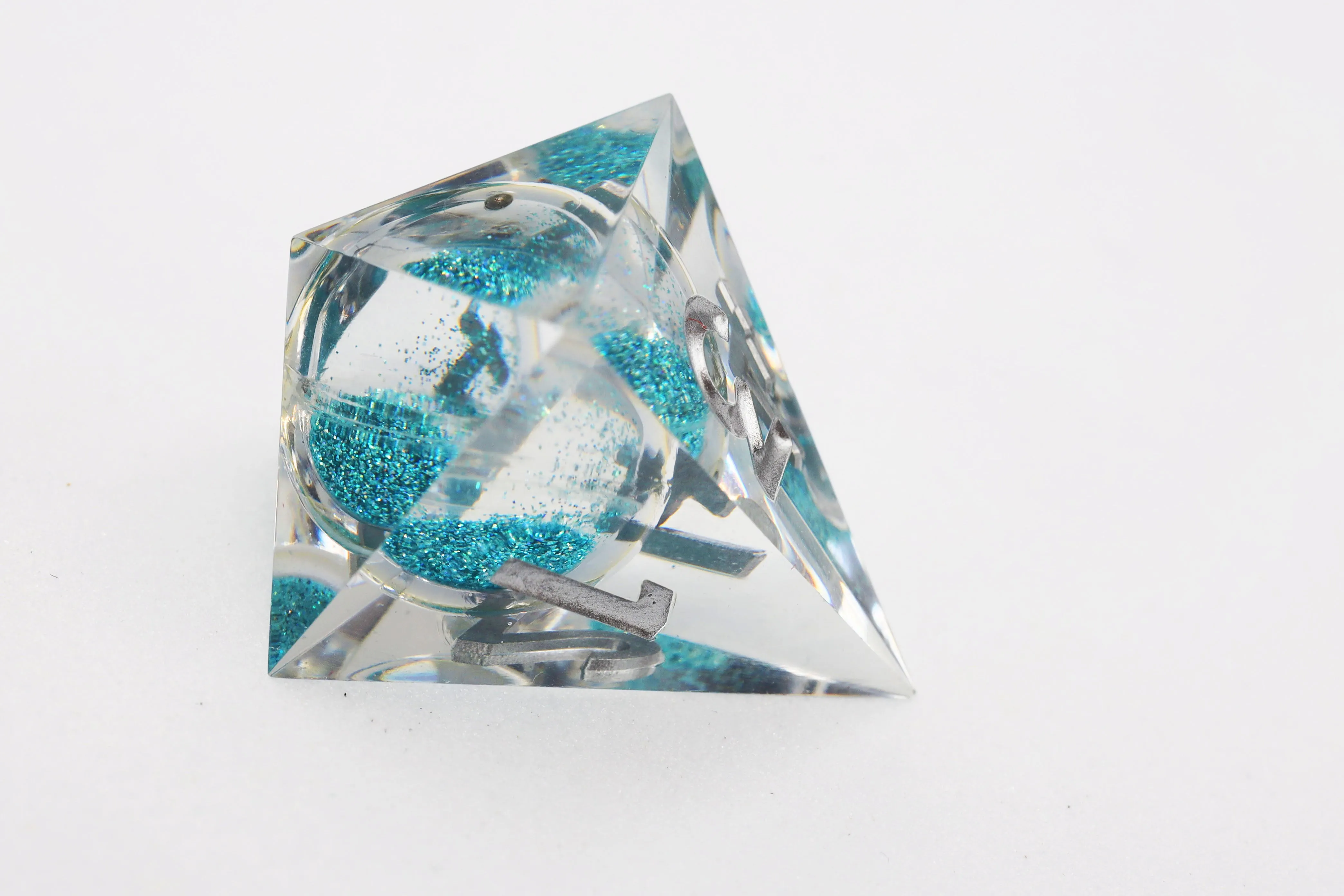 Sharp Edge Liquid Core RPG Dice Set - Sky Blue